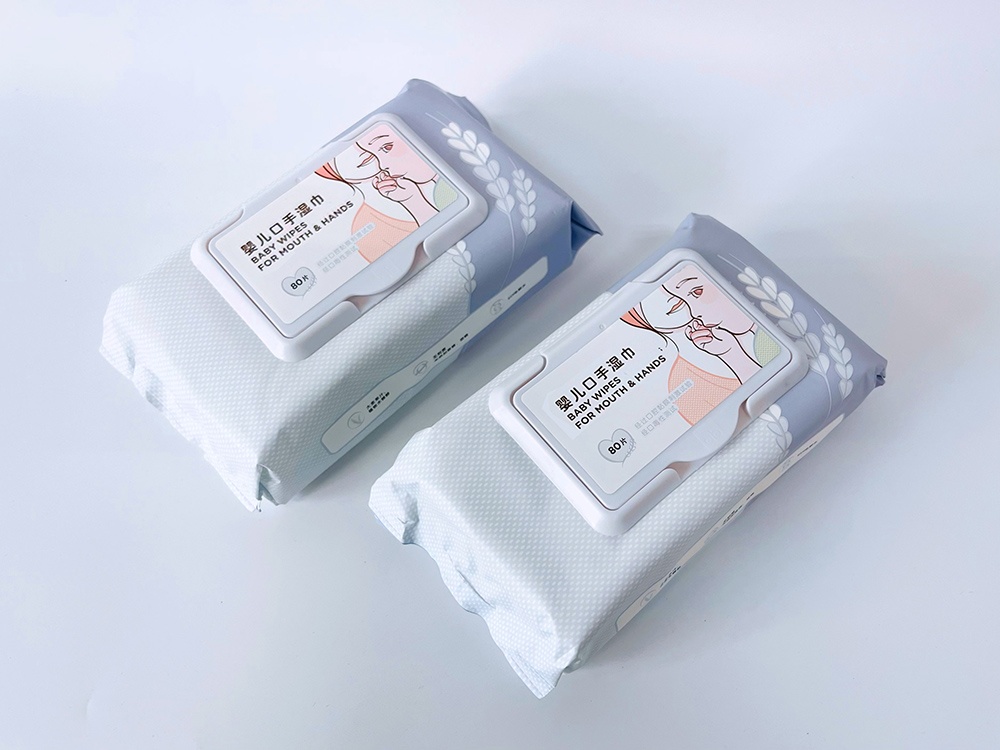 Baby hand and mouth wipes